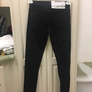 Black mid rise jeans